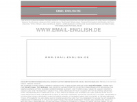 email-english.de Webseite Vorschau