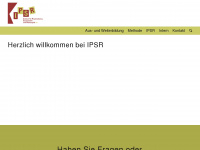ipsr.ch Webseite Vorschau