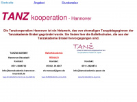tanzkooperation-hannover.de Webseite Vorschau