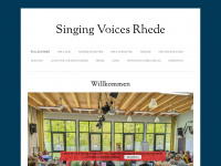singingvoices.de Webseite Vorschau