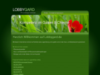 lobbygard.de Webseite Vorschau