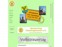 vereinsring-hasslinghausen.de Webseite Vorschau