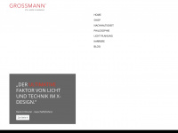 grossmann-leuchten.de Webseite Vorschau