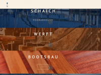 bootswerft-schaich.de Webseite Vorschau