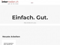 intermedien.ch Webseite Vorschau