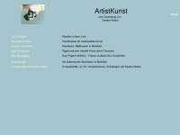 artistkunst.de Webseite Vorschau