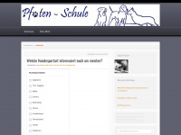 pfotenschule.wordpress.com Webseite Vorschau