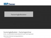 factoringkalkulator.de Thumbnail