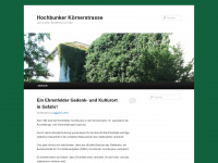 hochbunkerkoernerstr.wordpress.com Webseite Vorschau