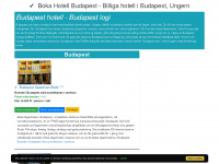 bokahotellbudapest.com Webseite Vorschau