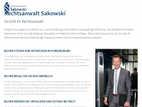 sakowski.de Webseite Vorschau