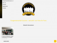fangemeinschaft-dynamo.de Webseite Vorschau
