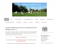 hsv-wittgensdorf.de Webseite Vorschau