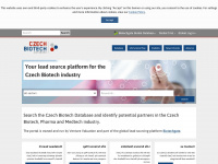 czechbiotech.com Webseite Vorschau