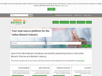 indianbiotech.com Webseite Vorschau