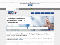 koreanbiotech.com Webseite Vorschau