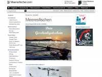 meeresfischen.com Webseite Vorschau