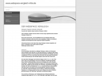 webspace-vergleich-infos.de Webseite Vorschau