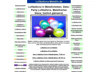 luftballons-metallic.de Webseite Vorschau