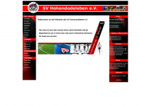 sv-hohendodeleben.de Webseite Vorschau