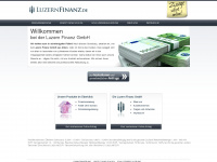 luzernfinanz.de Webseite Vorschau