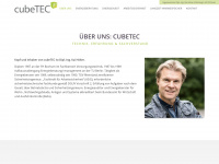 cubetec.info Webseite Vorschau