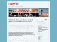 hollypet.wordpress.com Webseite Vorschau