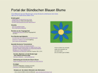 buendische-blaue-blume.de Webseite Vorschau