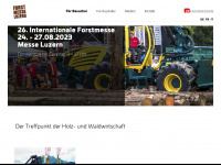 forstmesse.com Webseite Vorschau