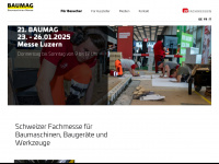 baumaschinen-messe.ch Webseite Vorschau
