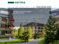 verima.ch Webseite Vorschau