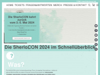 sherlocon.info Webseite Vorschau