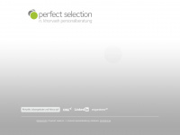 perfect-selection.com Webseite Vorschau