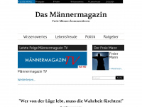 das-maennermagazin.com Webseite Vorschau
