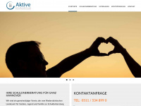 aktive-schuldenhilfe.de Webseite Vorschau