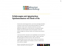 directorworkshop.de Webseite Vorschau