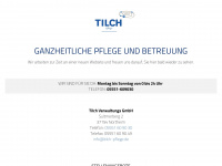 tilch-pflege.de Webseite Vorschau