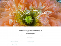 casa-flora.ch Webseite Vorschau
