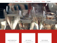 gourmet-party.ch Webseite Vorschau