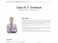 clausrfoverbeck.de Webseite Vorschau