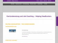 helping-headhunters.de Webseite Vorschau