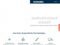 schmaeh-druck.ch Webseite Vorschau
