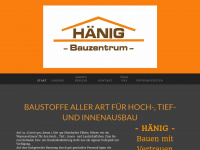 bauzentrum-haenig.de Webseite Vorschau