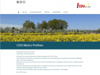 cdu-finthen.de Webseite Vorschau