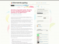 mannwerdung.wordpress.com Webseite Vorschau