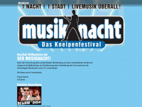 musik-nacht.com Webseite Vorschau