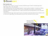 soundlight-le.de Webseite Vorschau