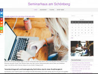 seminarhaus-am-schoenberg.de Webseite Vorschau