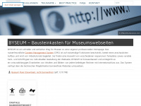 byseum.de Webseite Vorschau