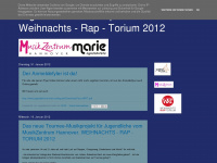 weihnachts-rap-torium-mit-der-marie.blogspot.com Webseite Vorschau